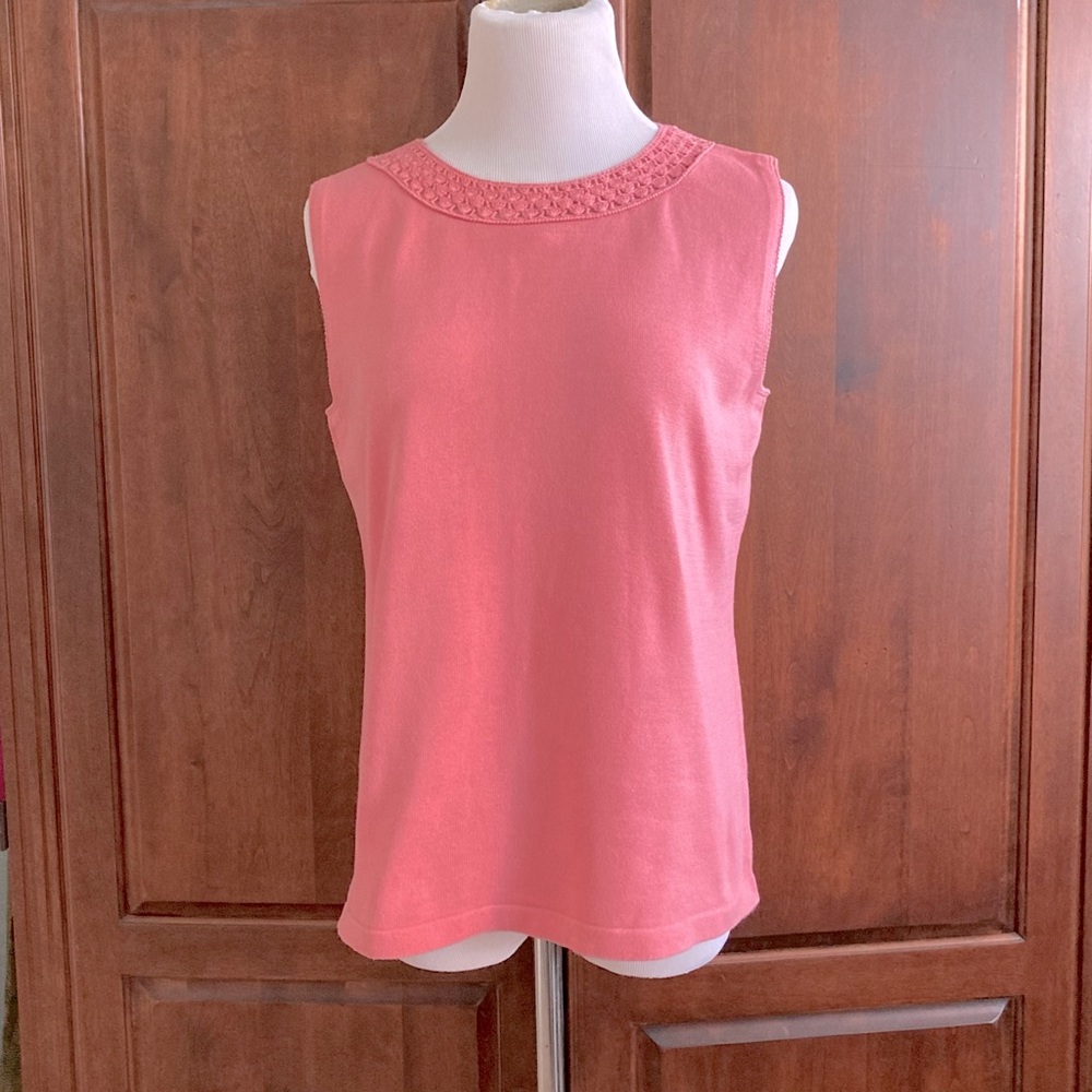 Sleeveless Knit Top.        Hanna Andersson